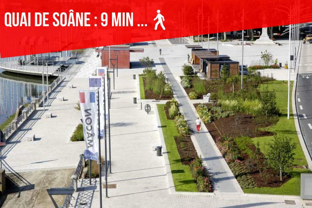 Mâcon - Gare - Centre Ville - Parking - Cosy - Wifi Exterior foto